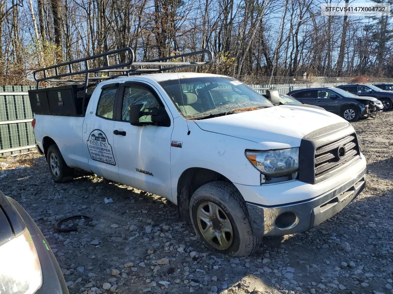 2007 Toyota Tundra Double Cab Sr5 VIN: 5TFCV54147X004732 Lot: 79953294