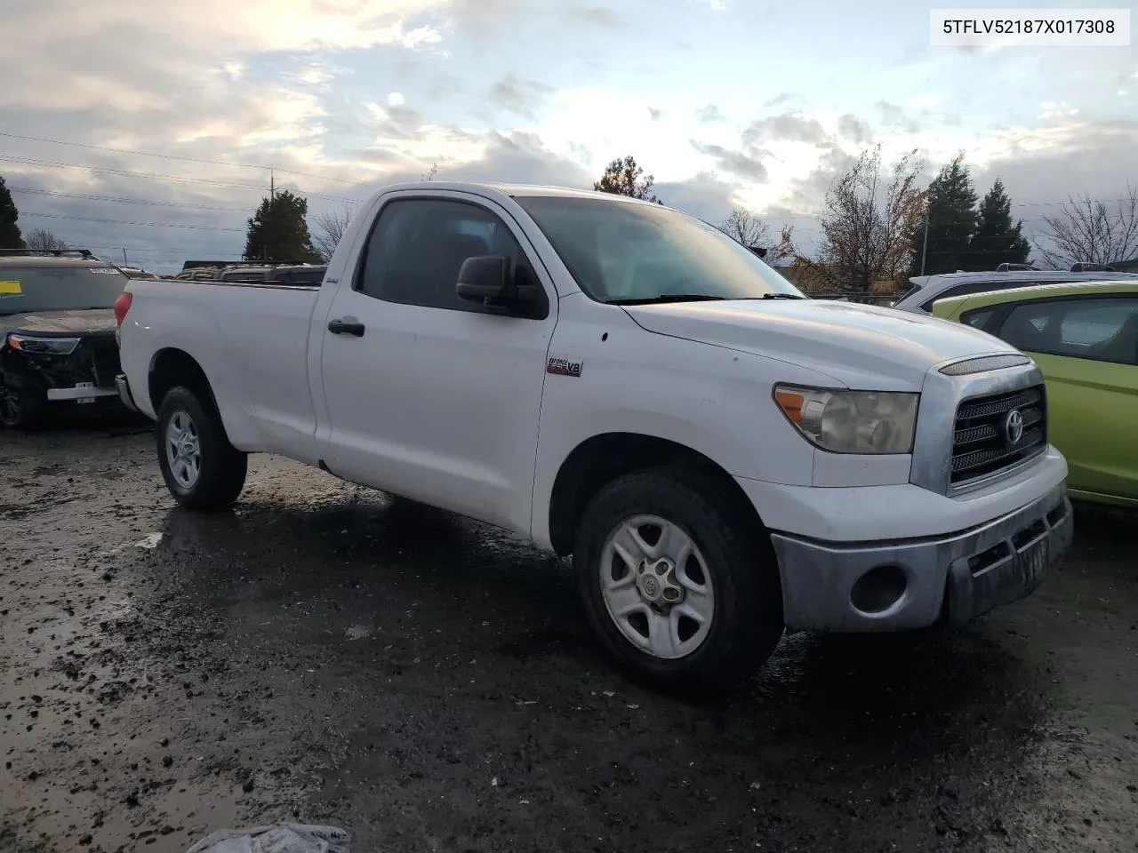 2007 Toyota Tundra VIN: 5TFLV52187X017308 Lot: 80162794