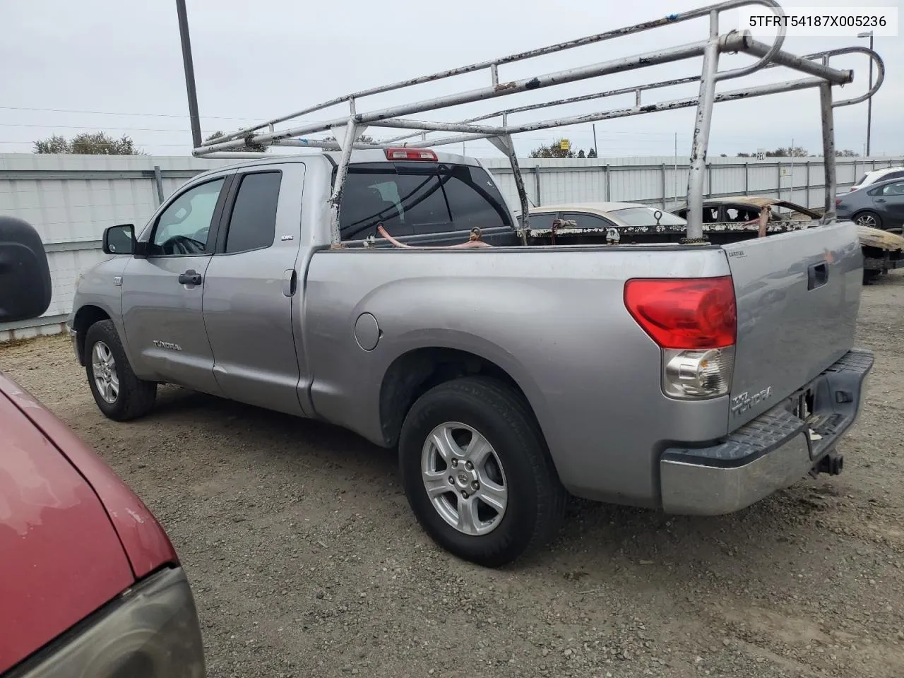 2007 Toyota Tundra Double Cab Sr5 VIN: 5TFRT54187X005236 Lot: 80787304