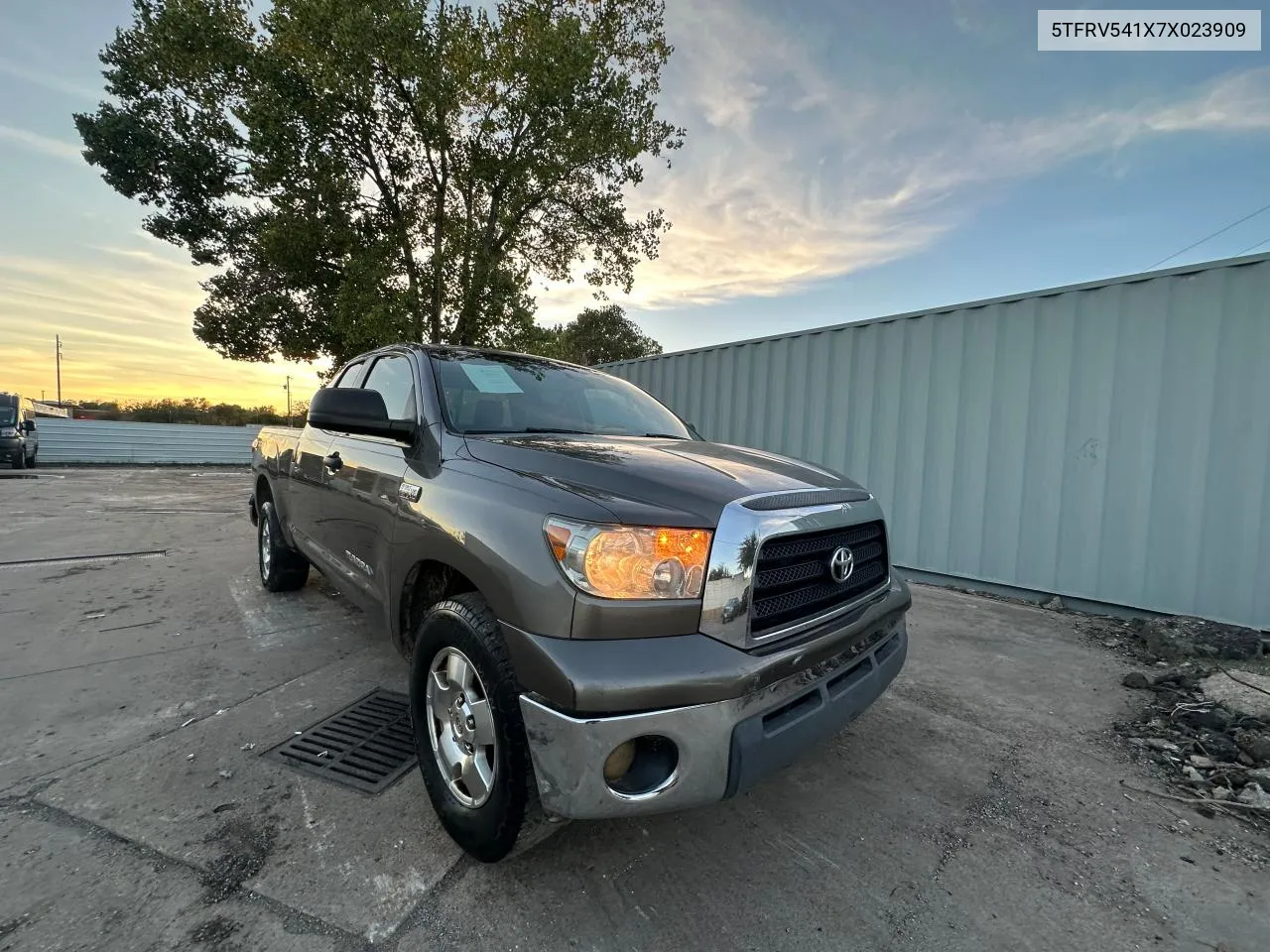 2007 Toyota Tundra Double Cab Sr5 VIN: 5TFRV541X7X023909 Lot: 80802124