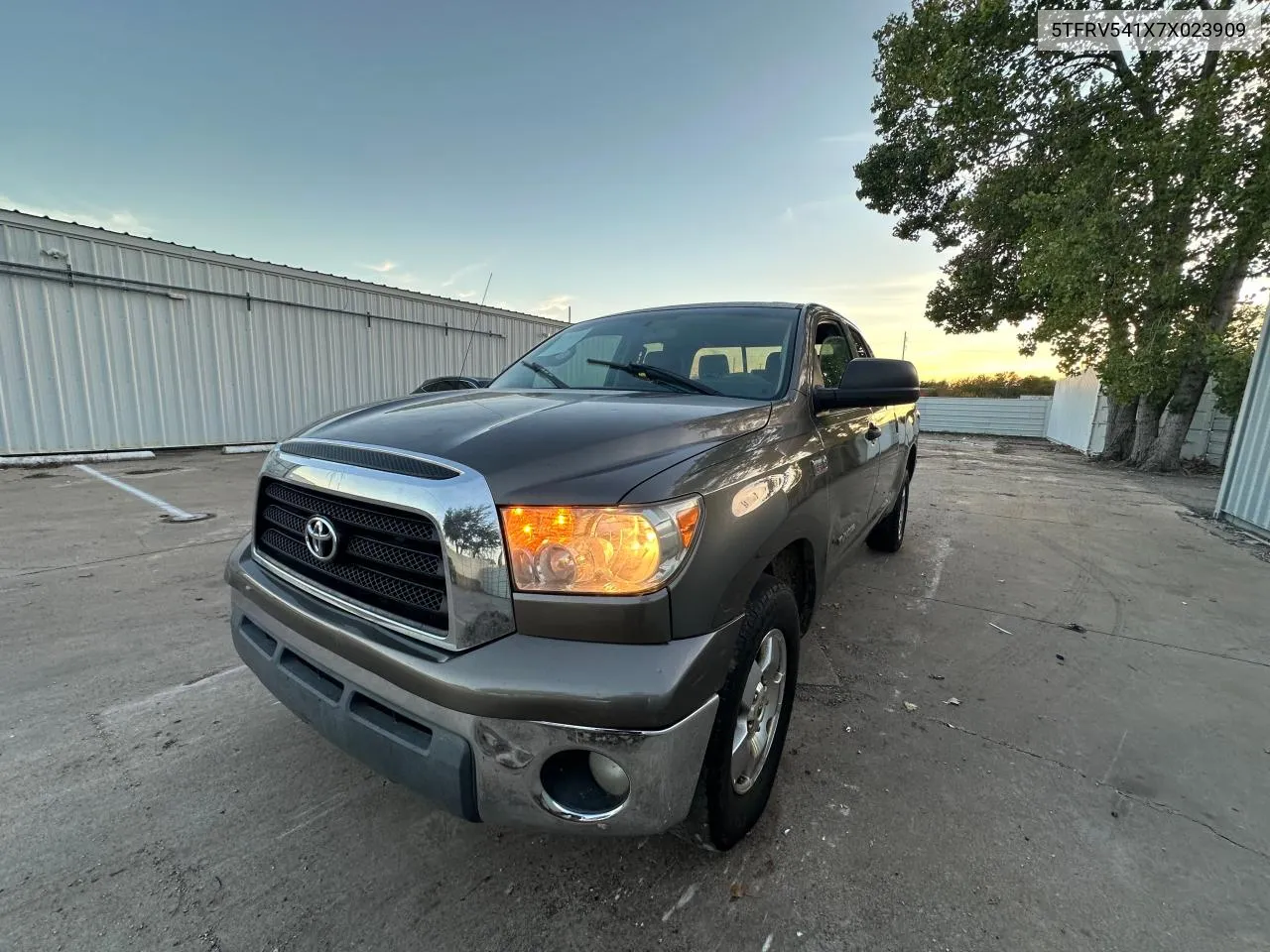 2007 Toyota Tundra Double Cab Sr5 VIN: 5TFRV541X7X023909 Lot: 80802124