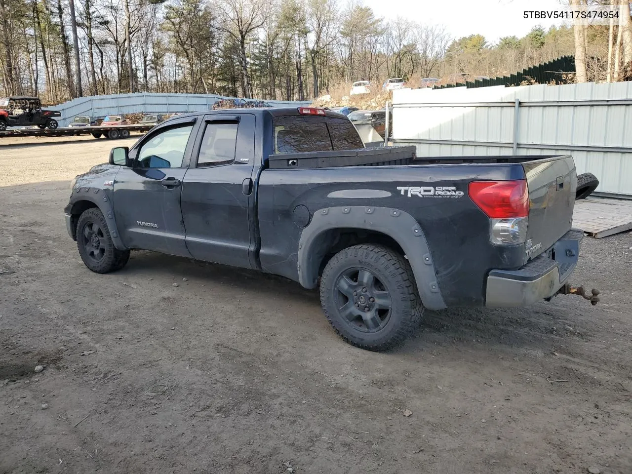 2007 Toyota Tundra Double Cab Sr5 VIN: 5TBBV54117S474954 Lot: 80872954