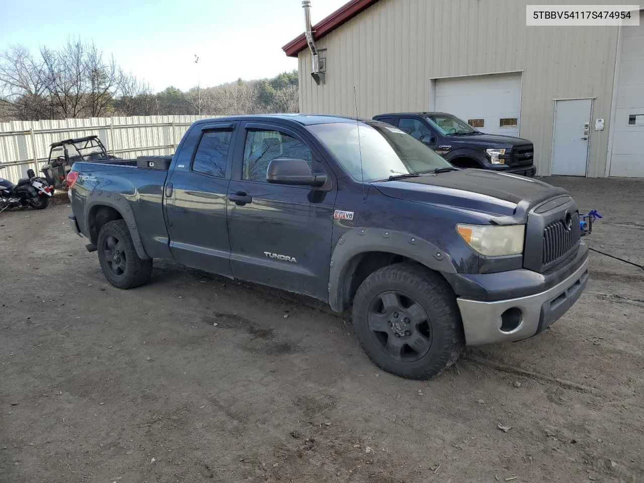 2007 Toyota Tundra Double Cab Sr5 VIN: 5TBBV54117S474954 Lot: 80872954