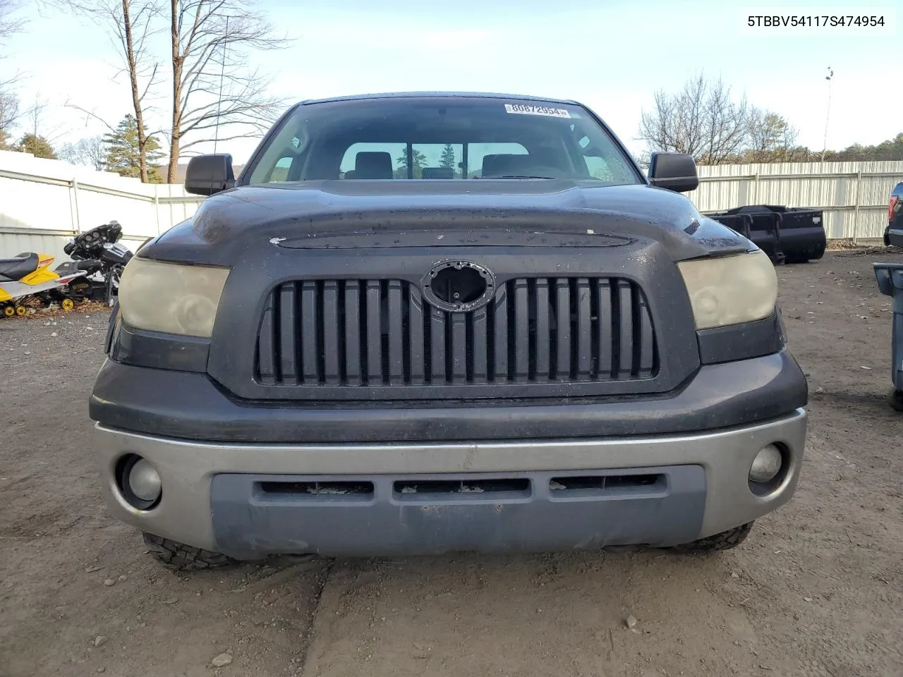 2007 Toyota Tundra Double Cab Sr5 VIN: 5TBBV54117S474954 Lot: 80872954