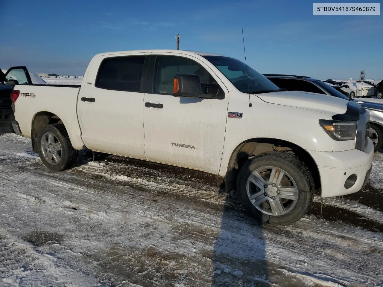 2007 Toyota Tundra Crewmax Sr5 VIN: 5TBDV54187S460879 Lot: 80897704