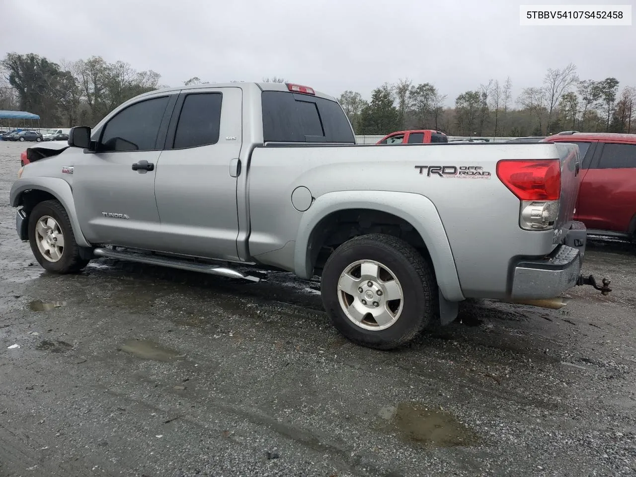 2007 Toyota Tundra Double Cab Sr5 VIN: 5TBBV54107S452458 Lot: 80955494