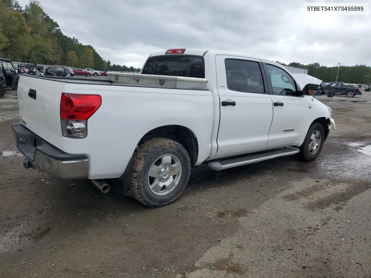 2007 Toyota Tundra Crewmax Sr5 VIN: 5TBET541X7S455595 Lot: 81287554