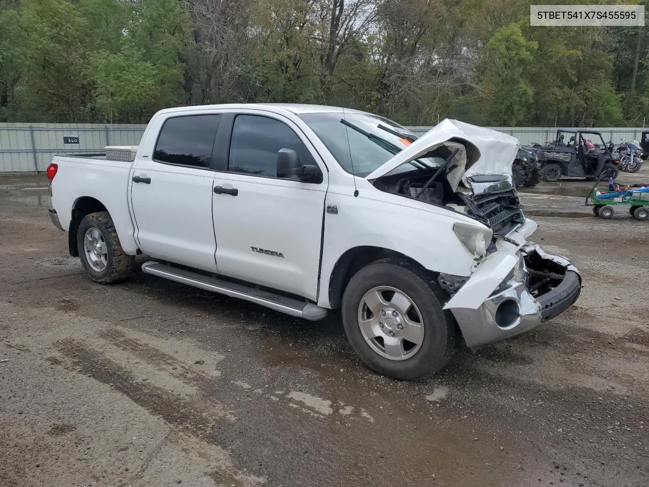 2007 Toyota Tundra Crewmax Sr5 VIN: 5TBET541X7S455595 Lot: 81287554