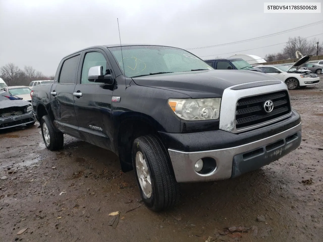 2008 Toyota Tundra Crewmax VIN: 5TBDV54178S500628 Lot: 37755772