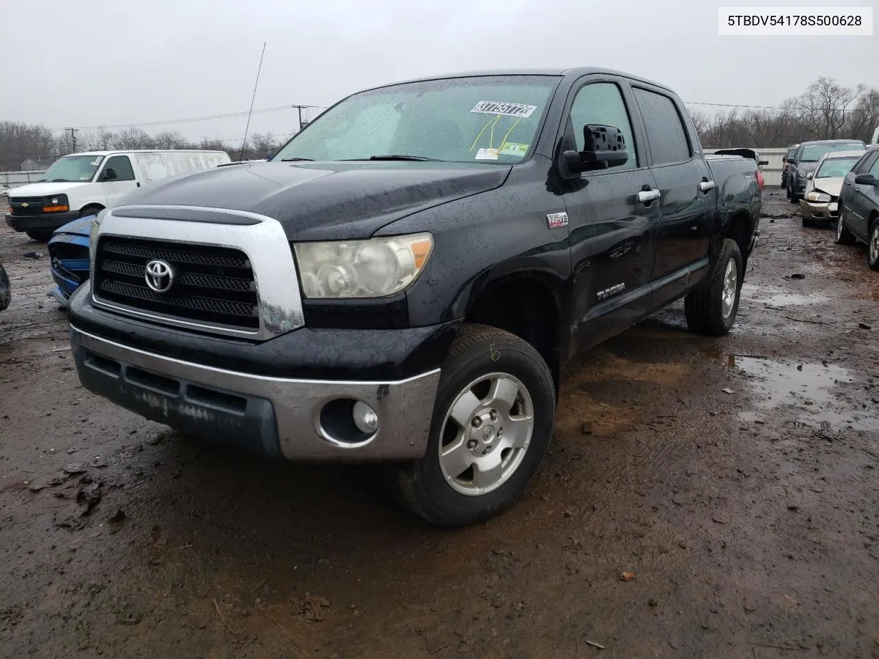 2008 Toyota Tundra Crewmax VIN: 5TBDV54178S500628 Lot: 37755772