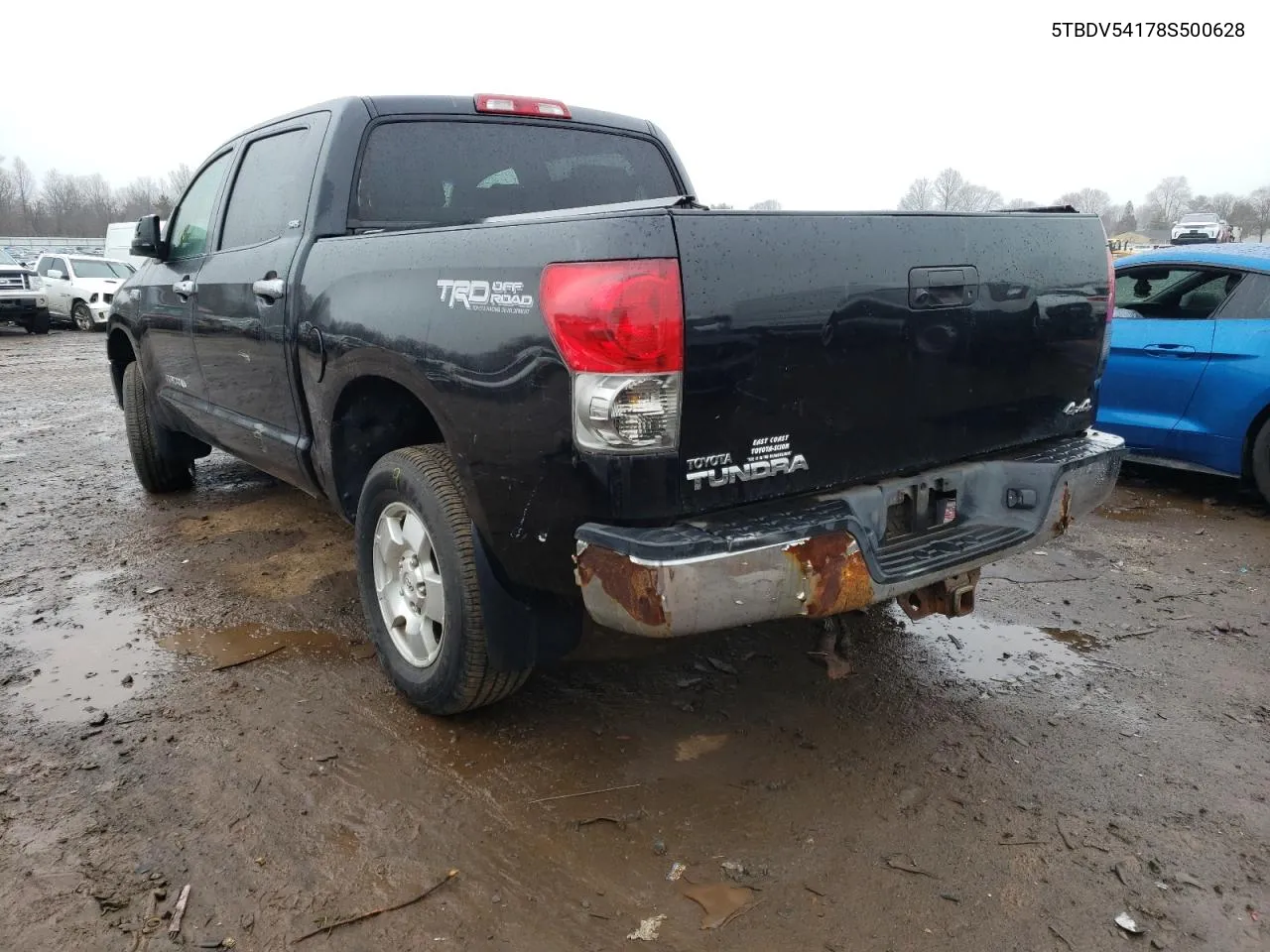 2008 Toyota Tundra Crewmax VIN: 5TBDV54178S500628 Lot: 37755772