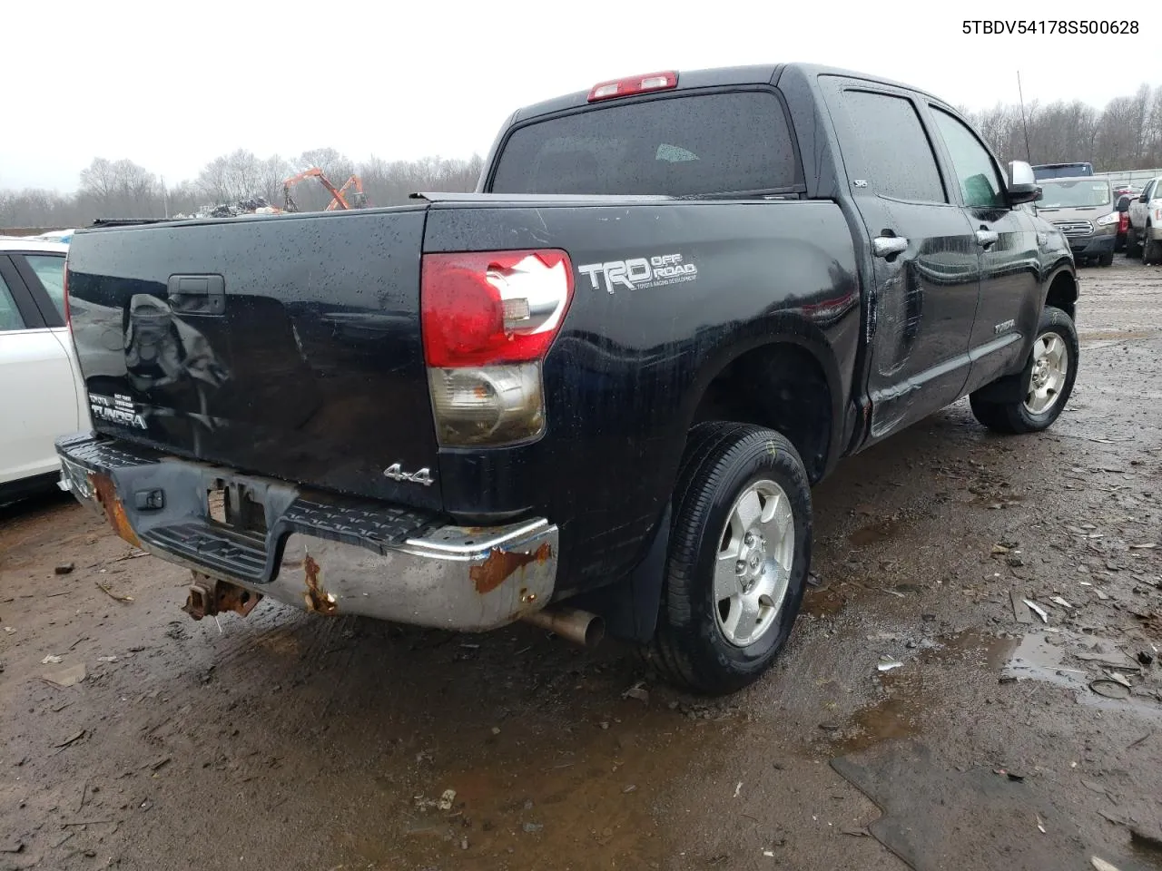 2008 Toyota Tundra Crewmax VIN: 5TBDV54178S500628 Lot: 37755772