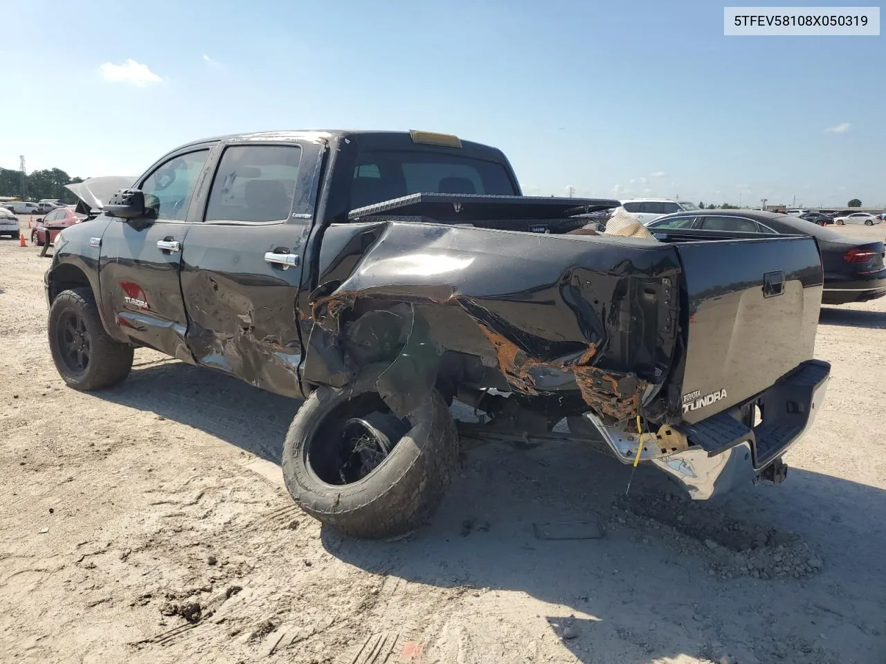 2008 Toyota Tundra Crewmax Limited VIN: 5TFEV58108X050319 Lot: 58202303