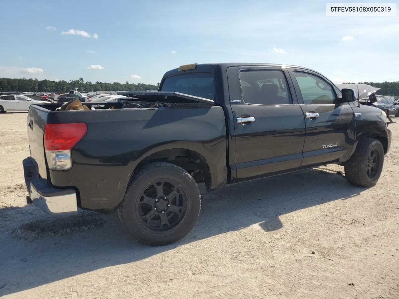 2008 Toyota Tundra Crewmax Limited VIN: 5TFEV58108X050319 Lot: 58202303