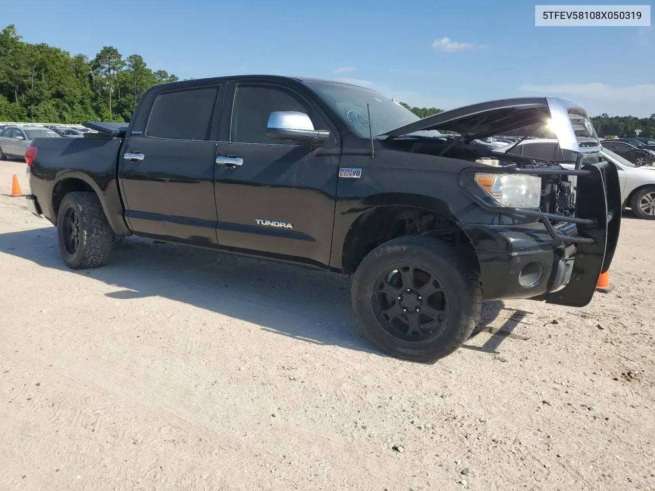 2008 Toyota Tundra Crewmax Limited VIN: 5TFEV58108X050319 Lot: 58202303