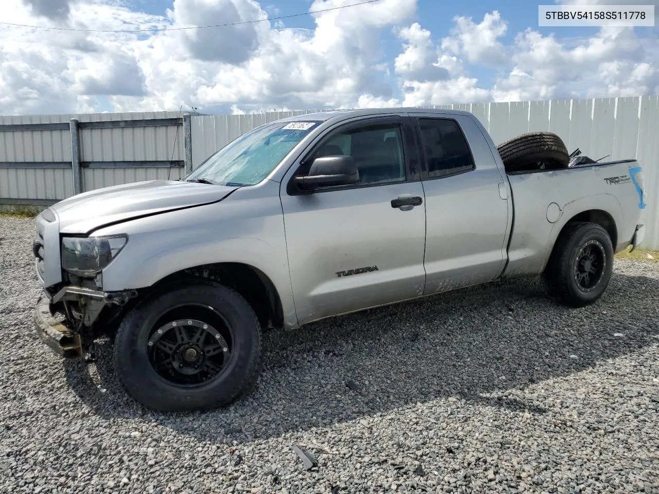 5TBBV54158S511778 2008 Toyota Tundra Double Cab