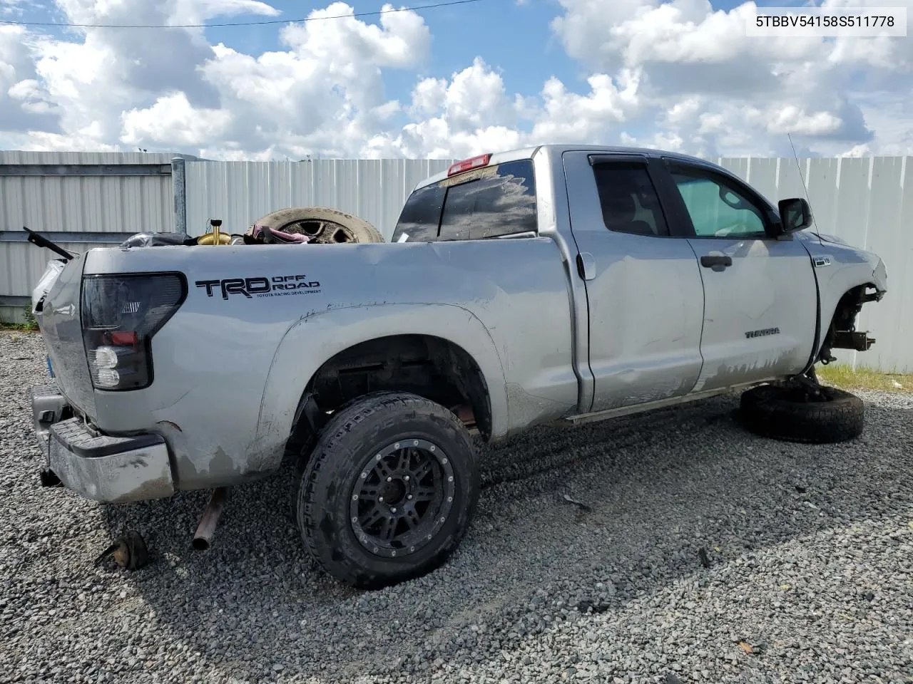 5TBBV54158S511778 2008 Toyota Tundra Double Cab