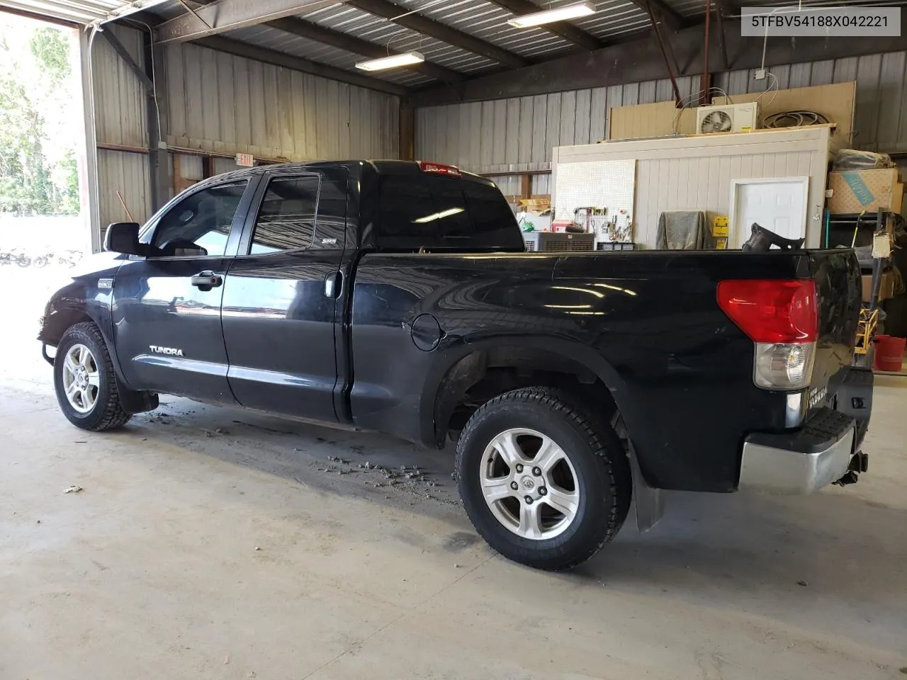 2008 Toyota Tundra Double Cab VIN: 5TFBV54188X042221 Lot: 62743814