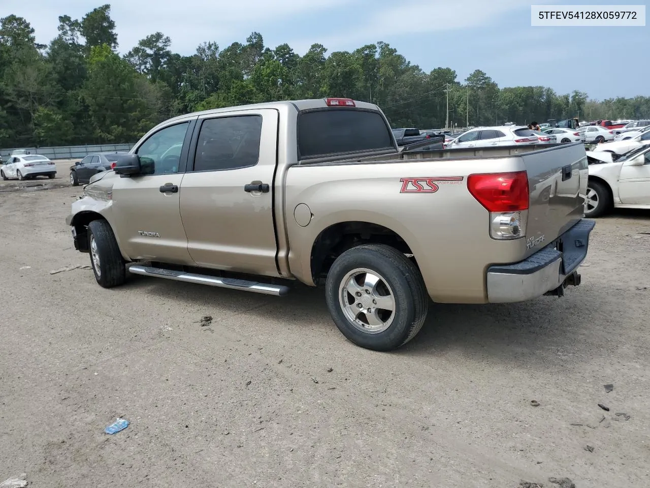 2008 Toyota Tundra Crewmax VIN: 5TFEV54128X059772 Lot: 63852784