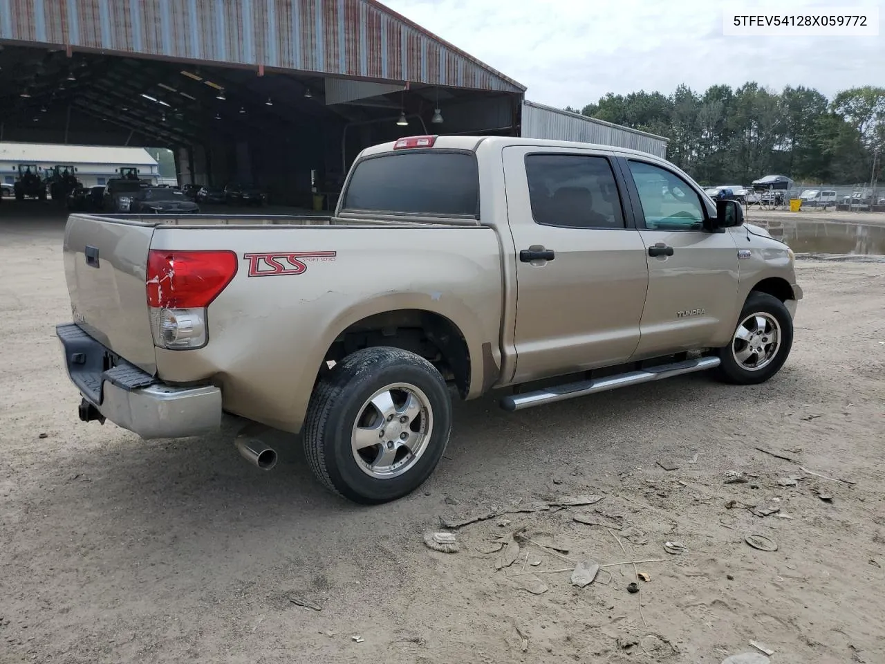 2008 Toyota Tundra Crewmax VIN: 5TFEV54128X059772 Lot: 63852784