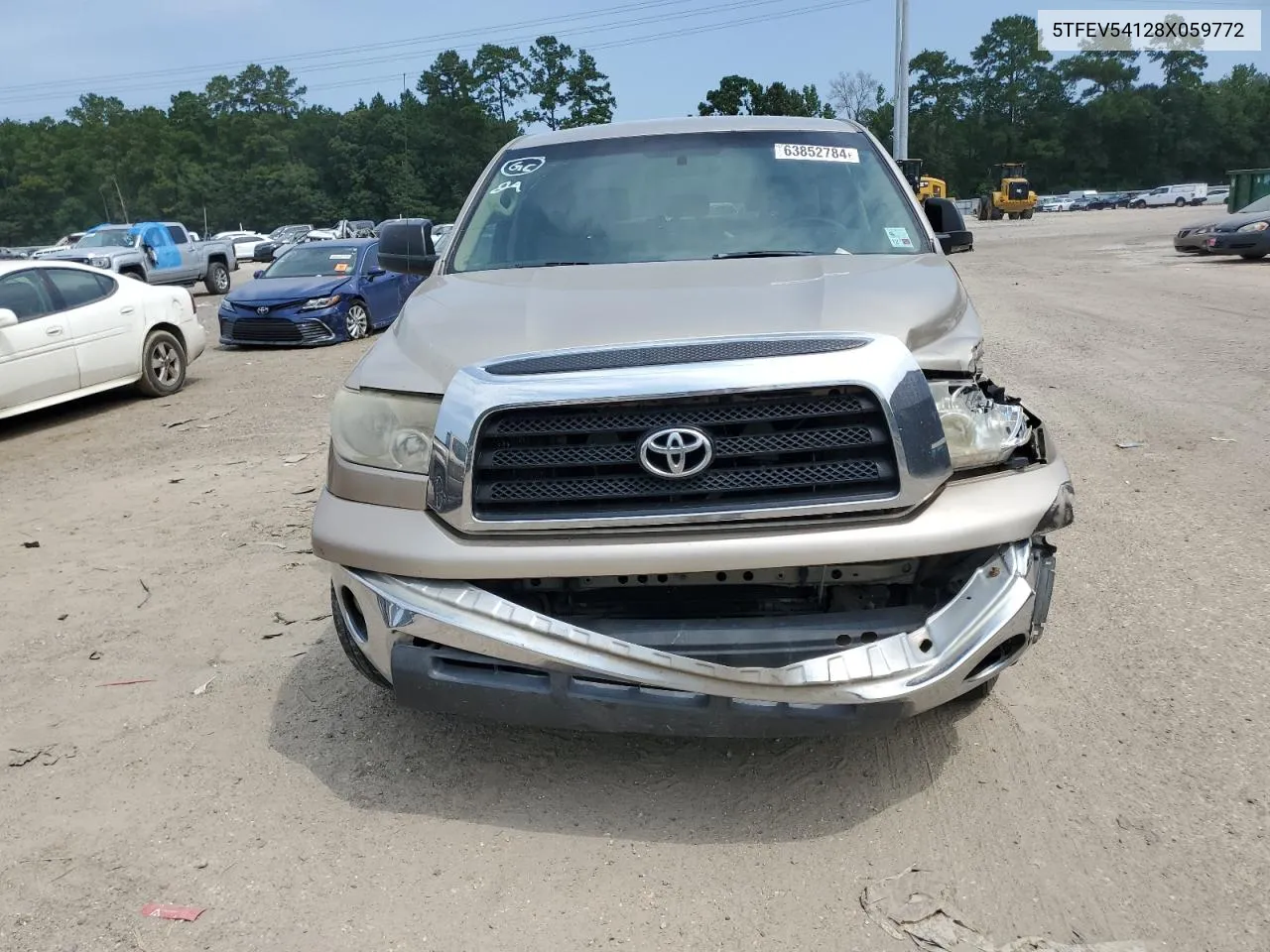 2008 Toyota Tundra Crewmax VIN: 5TFEV54128X059772 Lot: 63852784