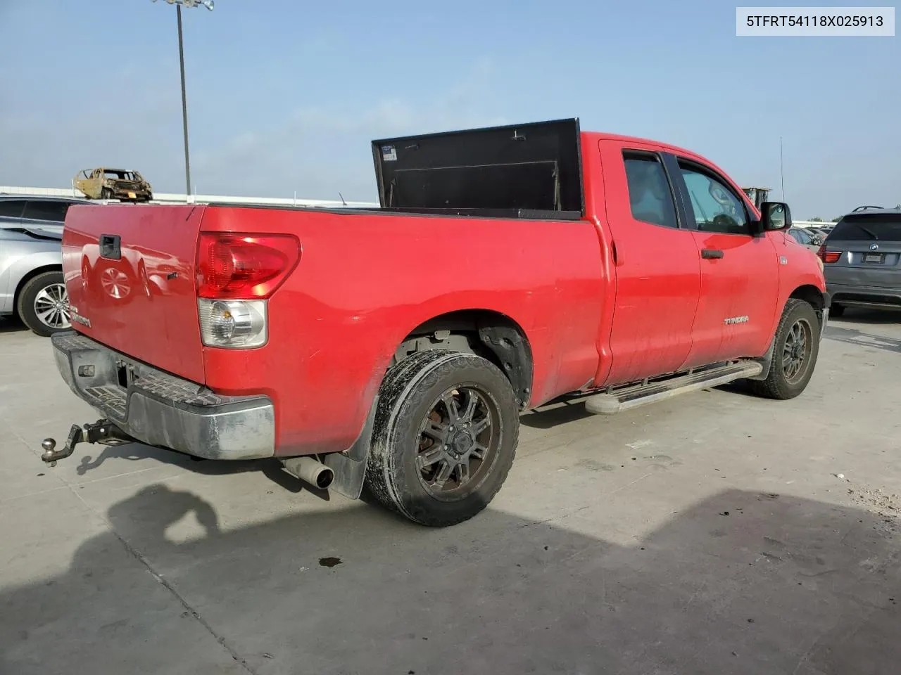 2008 Toyota Tundra Double Cab VIN: 5TFRT54118X025913 Lot: 64961724