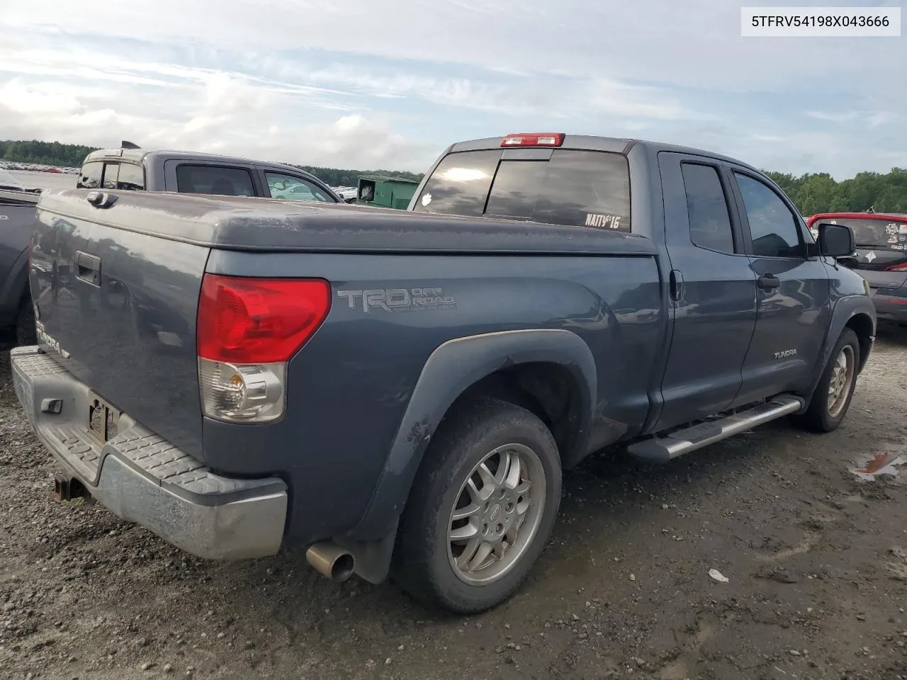 2008 Toyota Tundra Double Cab VIN: 5TFRV54198X043666 Lot: 64986054