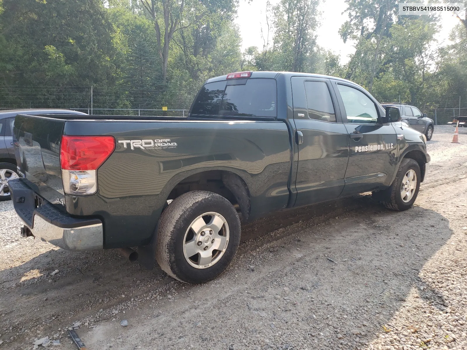 2008 Toyota Tundra Double Cab VIN: 5TBBV54198S515090 Lot: 65841074