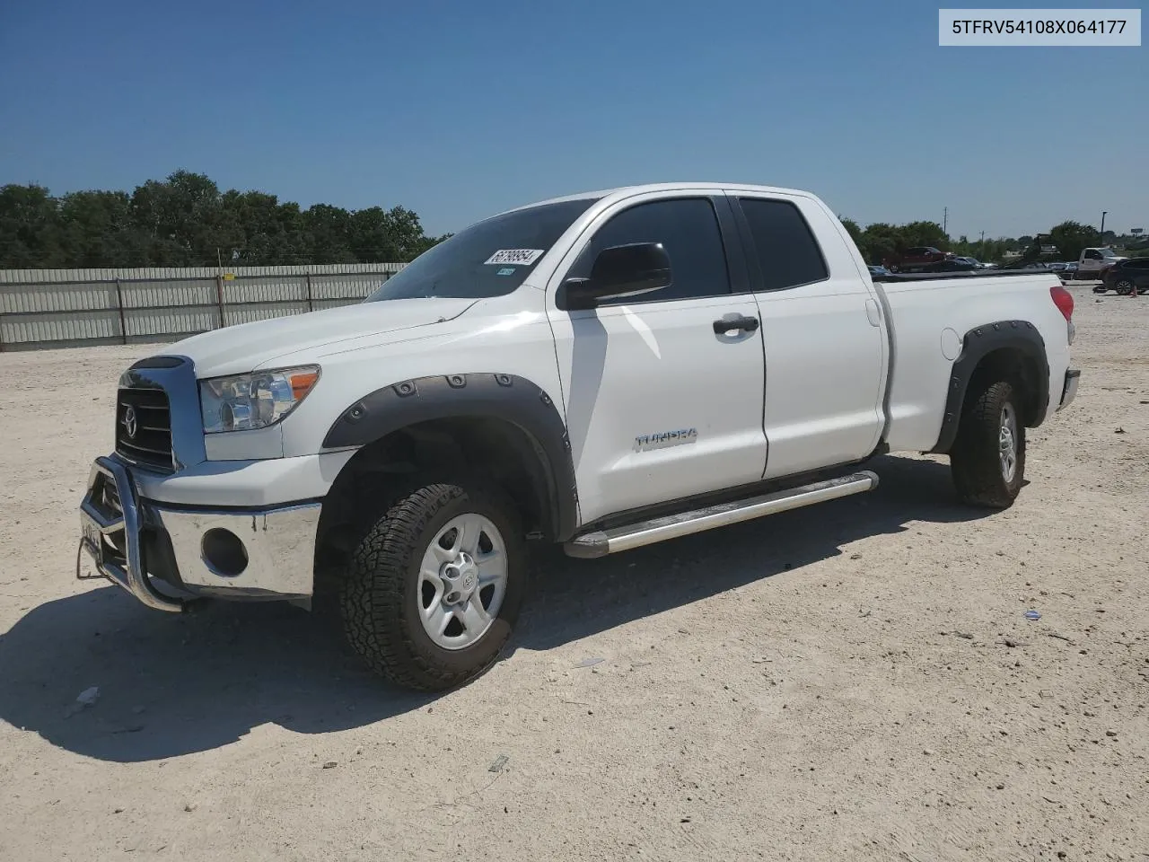 2008 Toyota Tundra Double Cab VIN: 5TFRV54108X064177 Lot: 66798954