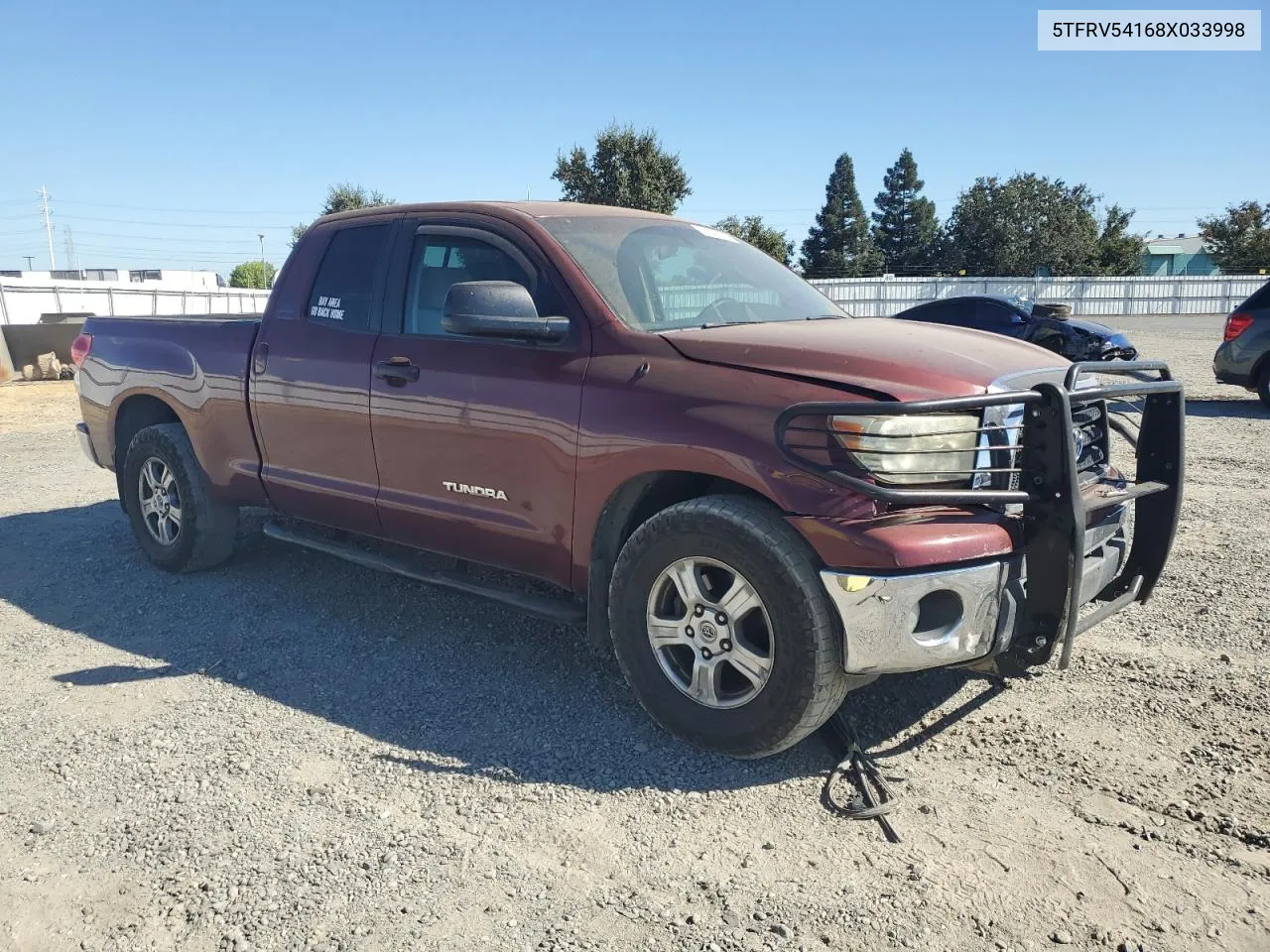 5TFRV54168X033998 2008 Toyota Tundra Double Cab