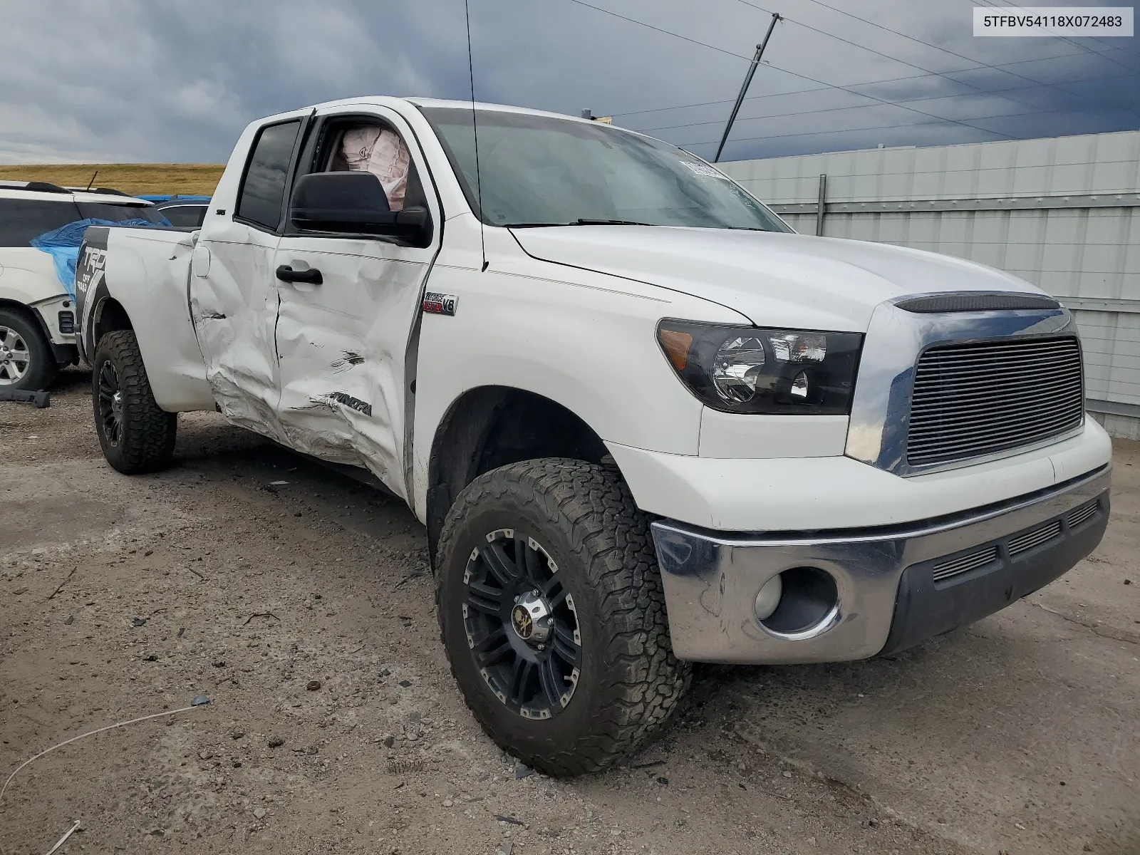 2008 Toyota Tundra Double Cab VIN: 5TFBV54118X072483 Lot: 67403794