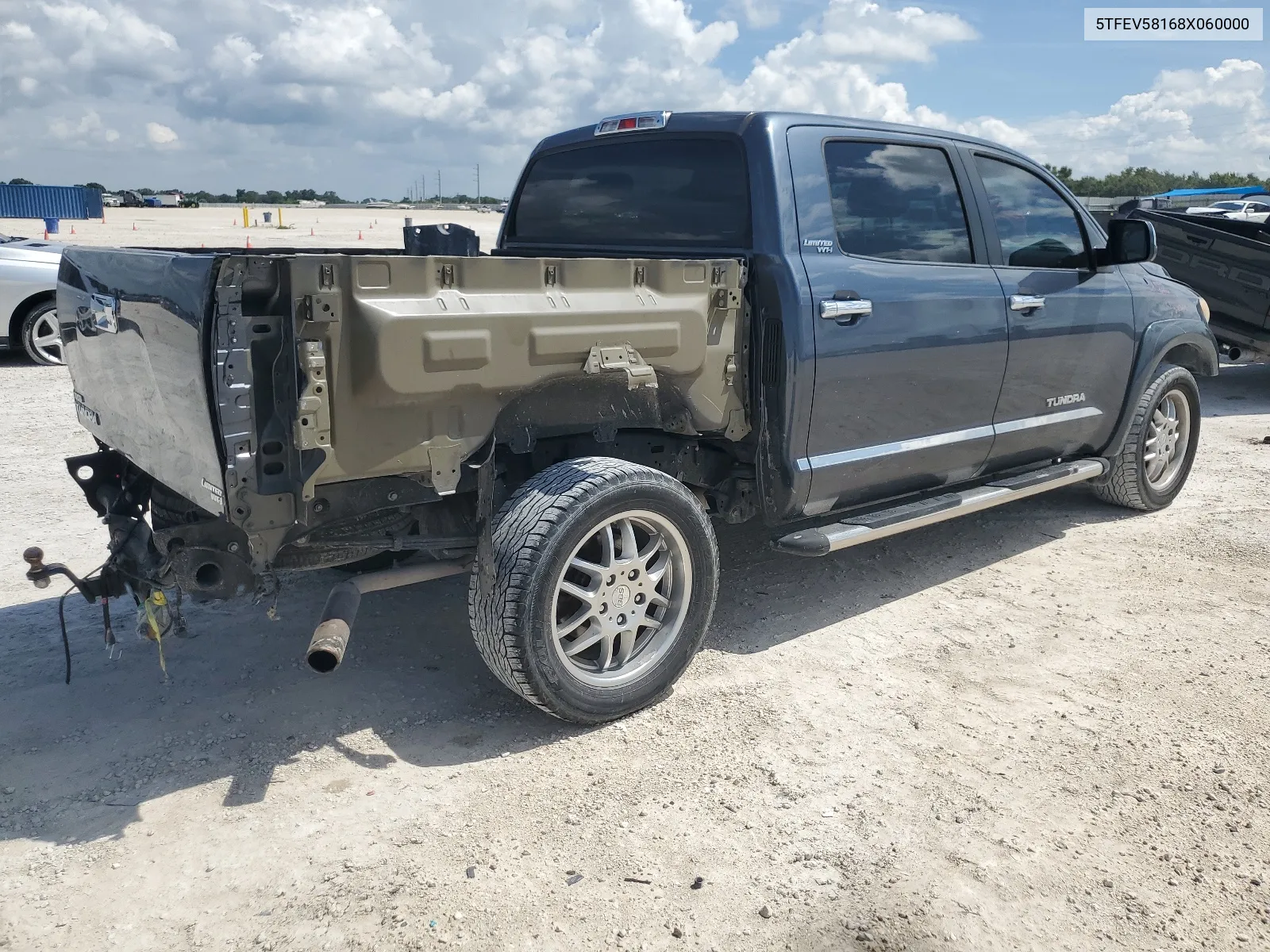 2008 Toyota Tundra Crewmax Limited VIN: 5TFEV58168X060000 Lot: 67615944