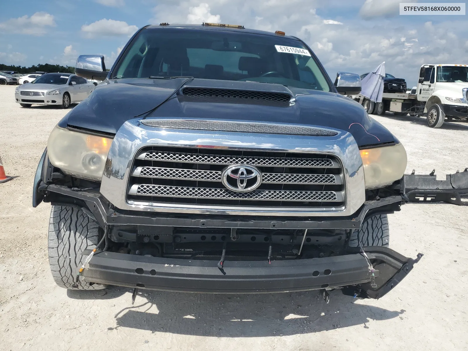 2008 Toyota Tundra Crewmax Limited VIN: 5TFEV58168X060000 Lot: 67615944