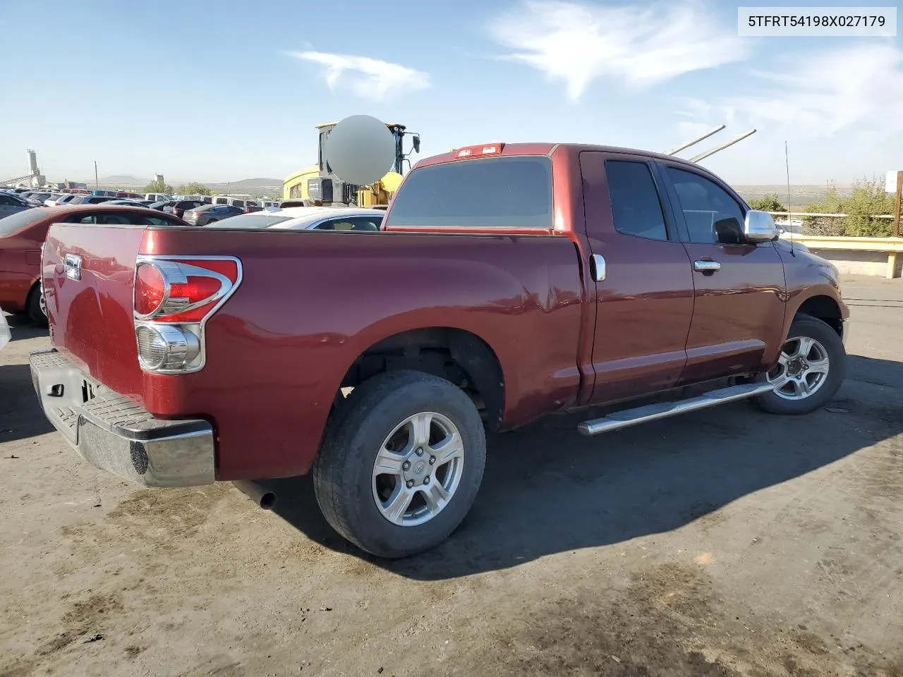 2008 Toyota Tundra Double Cab VIN: 5TFRT54198X027179 Lot: 67668154