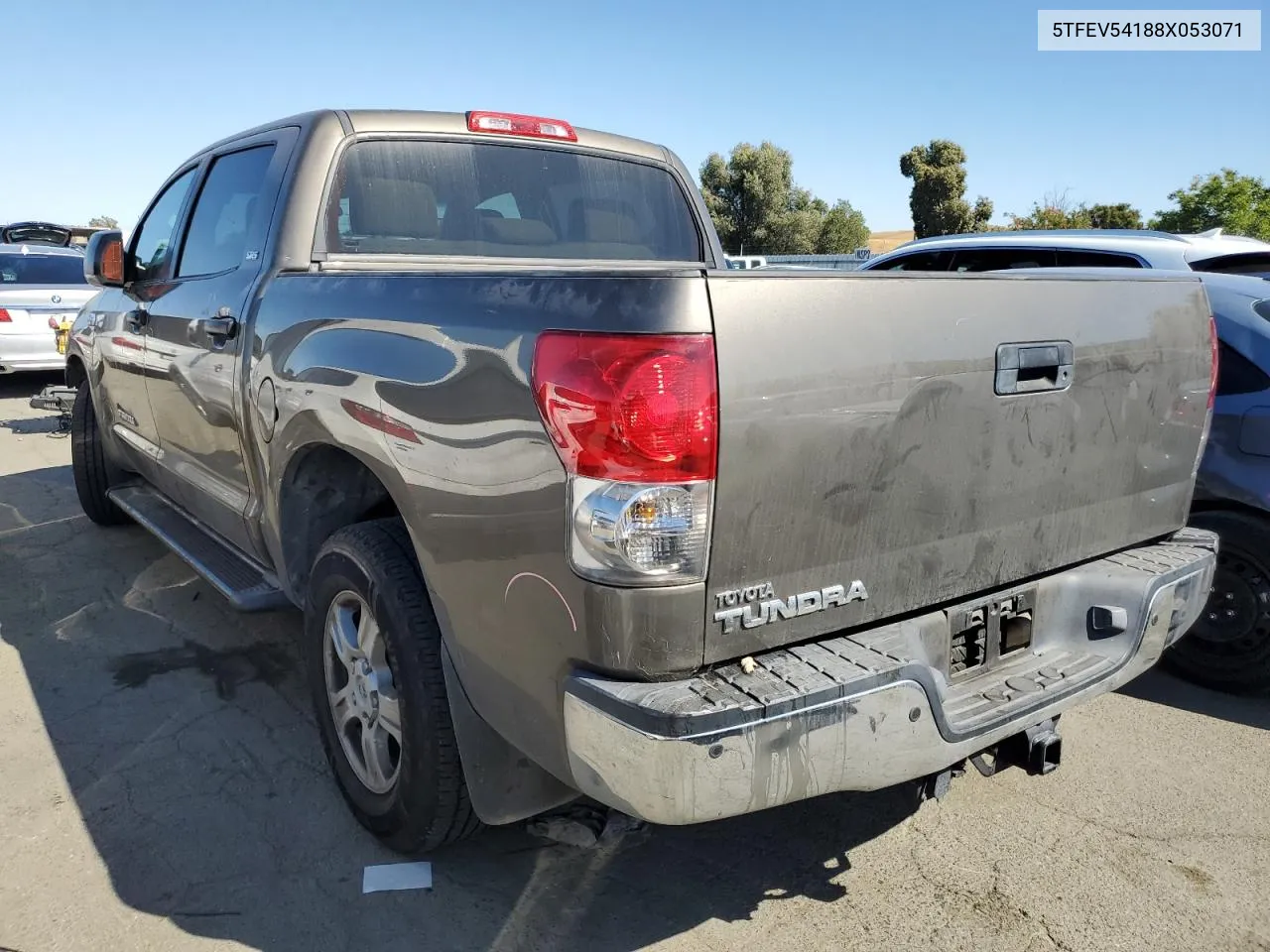 2008 Toyota Tundra Crewmax VIN: 5TFEV54188X053071 Lot: 68124724