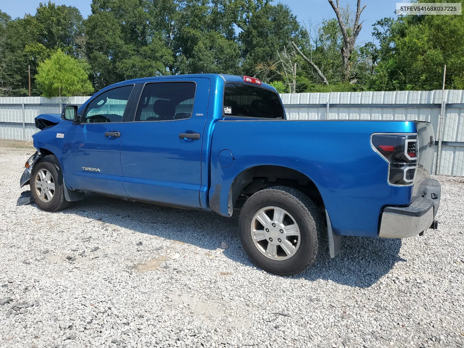 2008 Toyota Tundra Crewmax VIN: 5TFEV54168X037225 Lot: 68303574