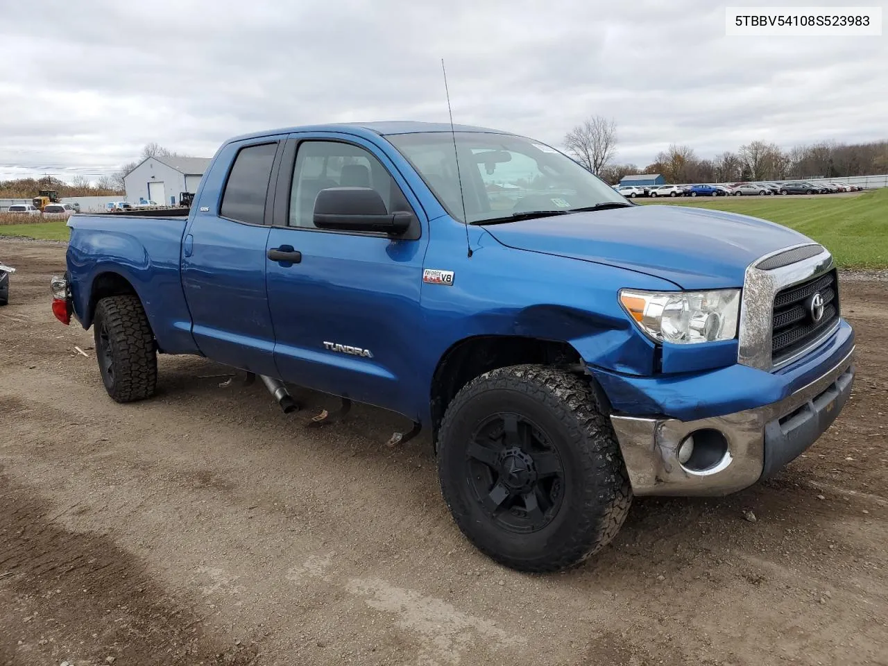 2008 Toyota Tundra Double Cab VIN: 5TBBV54108S523983 Lot: 68602604