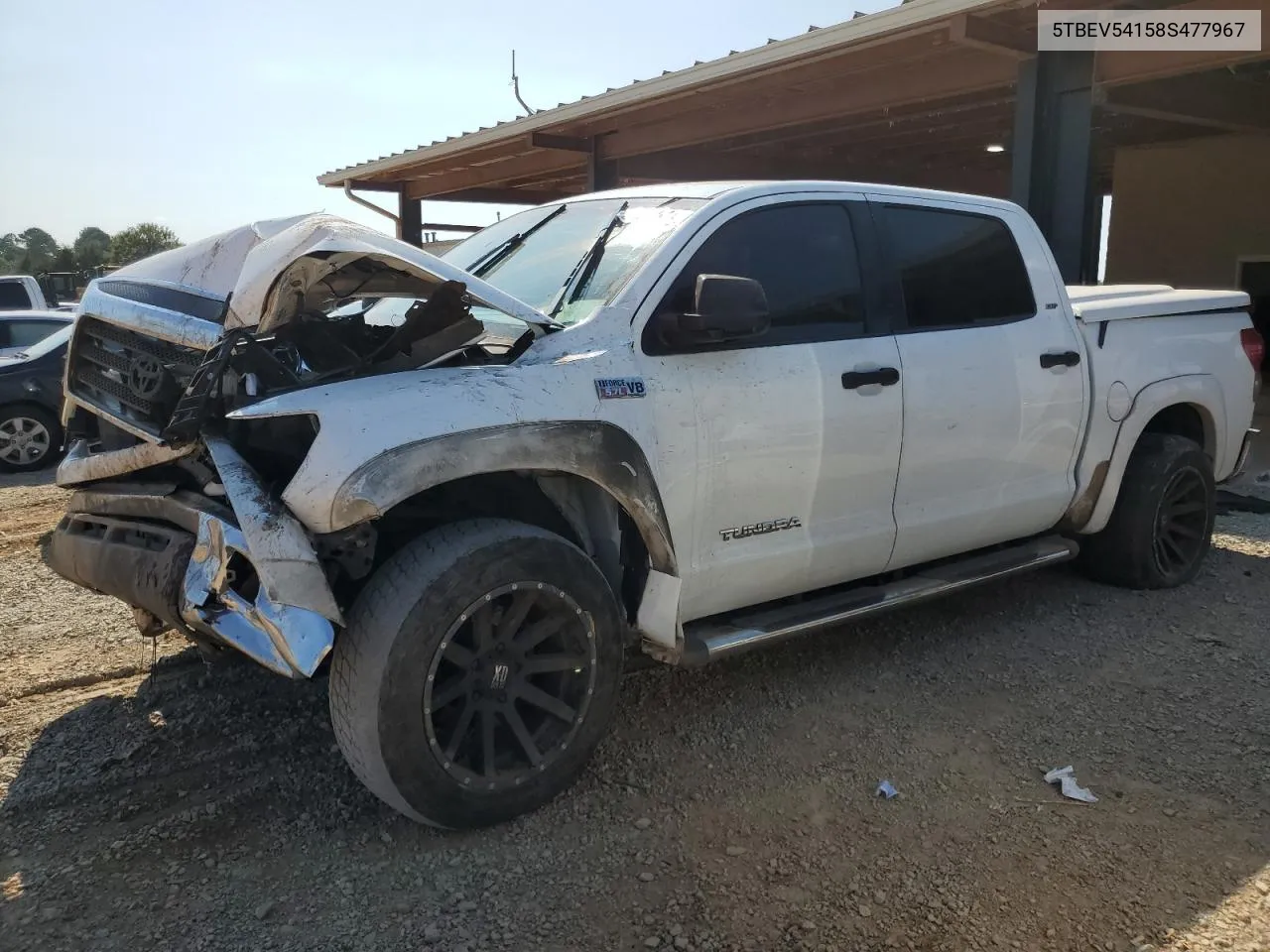 2008 Toyota Tundra Crewmax VIN: 5TBEV54158S477967 Lot: 68703044