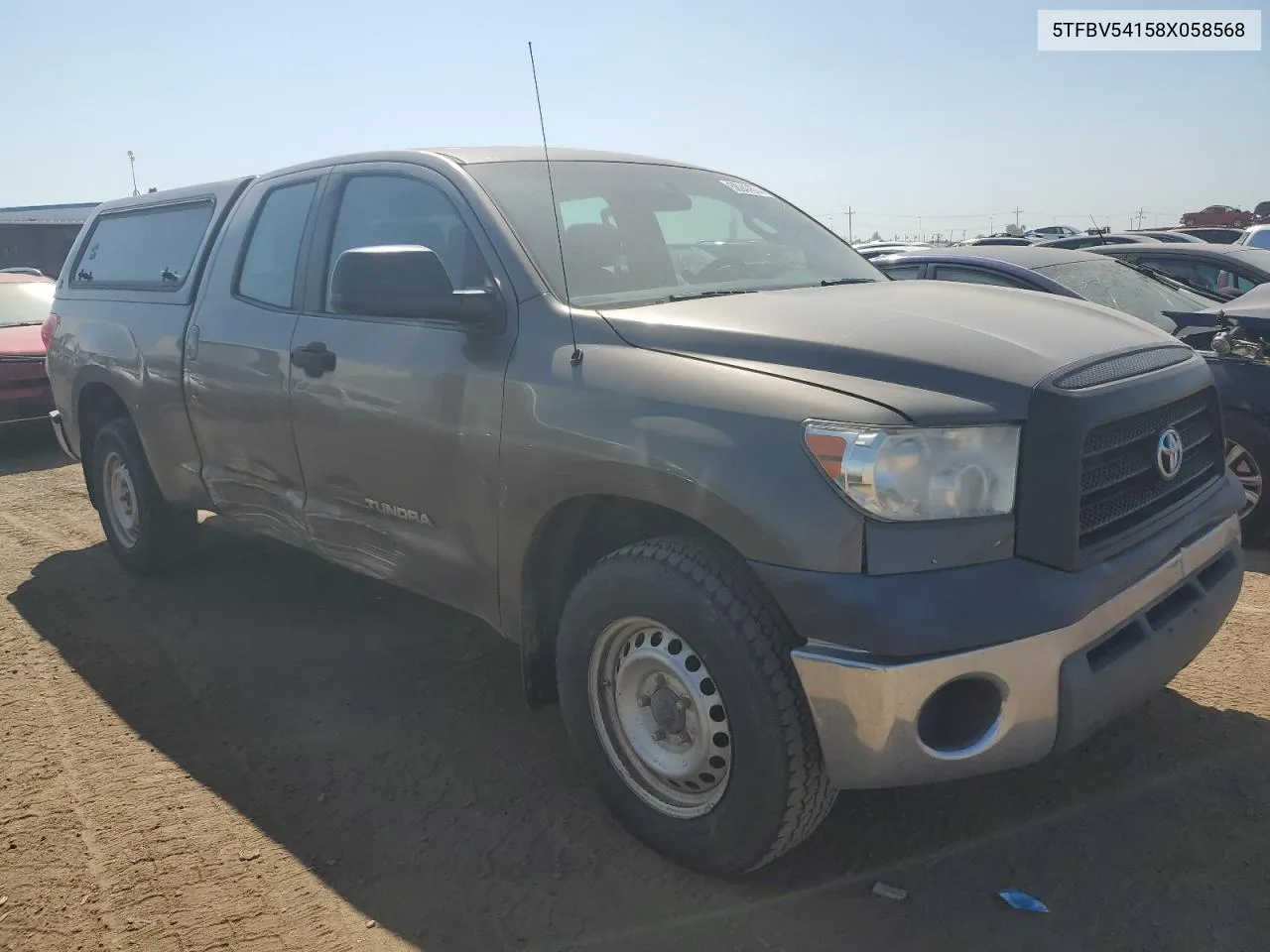 2008 Toyota Tundra Double Cab VIN: 5TFBV54158X058568 Lot: 68947674