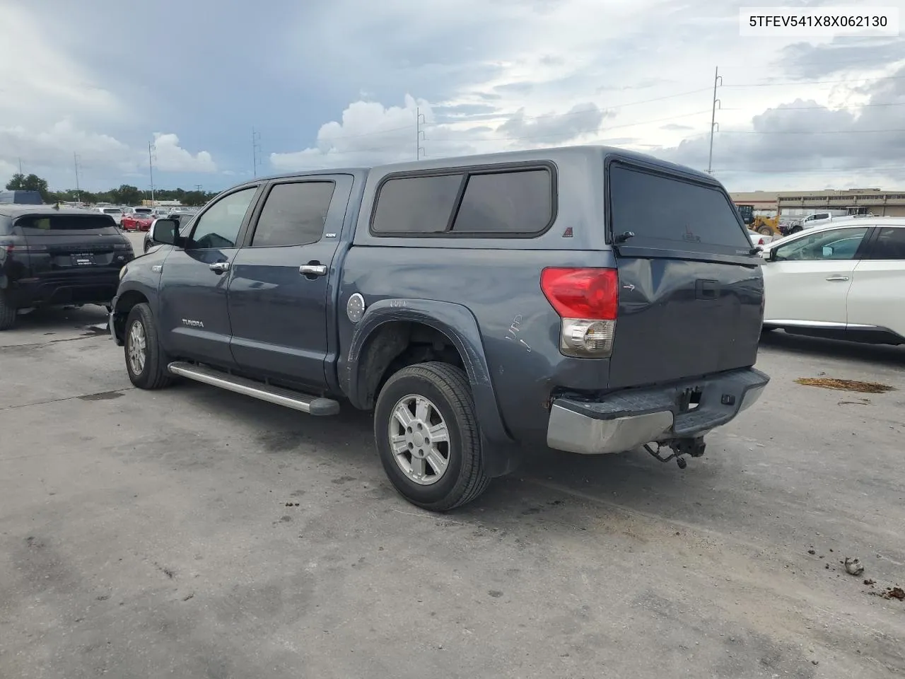 2008 Toyota Tundra Crewmax VIN: 5TFEV541X8X062130 Lot: 69314104