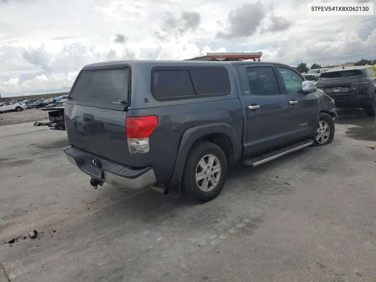 2008 Toyota Tundra Crewmax VIN: 5TFEV541X8X062130 Lot: 69314104