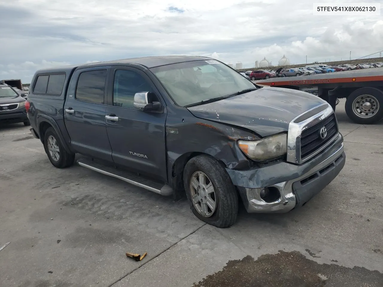 2008 Toyota Tundra Crewmax VIN: 5TFEV541X8X062130 Lot: 69314104