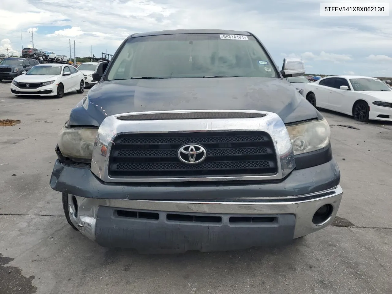 2008 Toyota Tundra Crewmax VIN: 5TFEV541X8X062130 Lot: 69314104