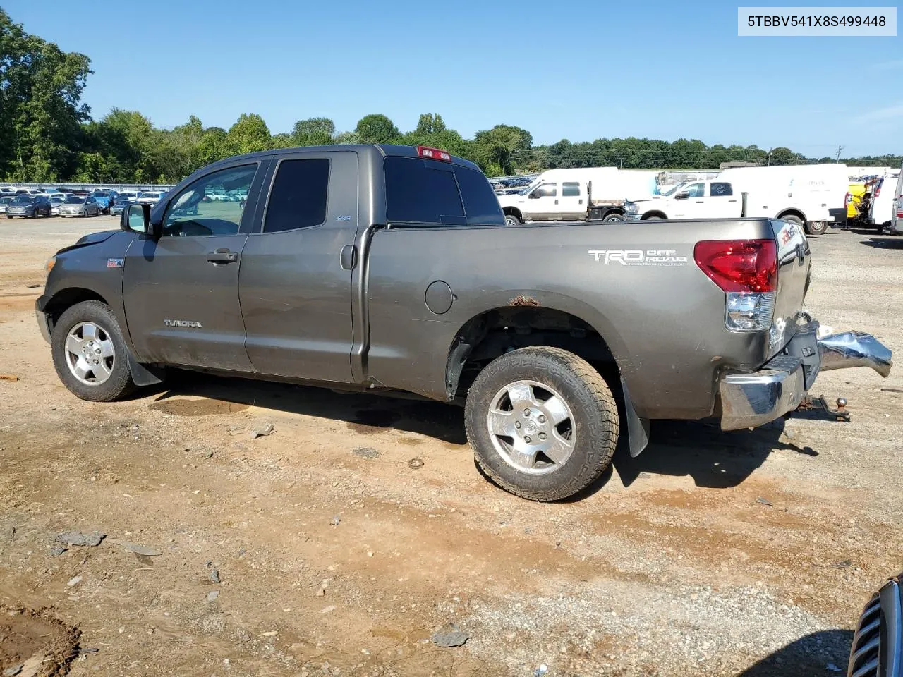 5TBBV541X8S499448 2008 Toyota Tundra Double Cab