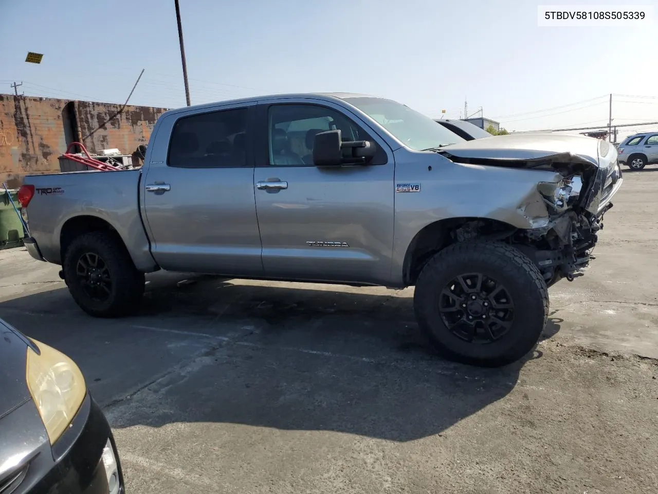 5TBDV58108S505339 2008 Toyota Tundra Crewmax Limited