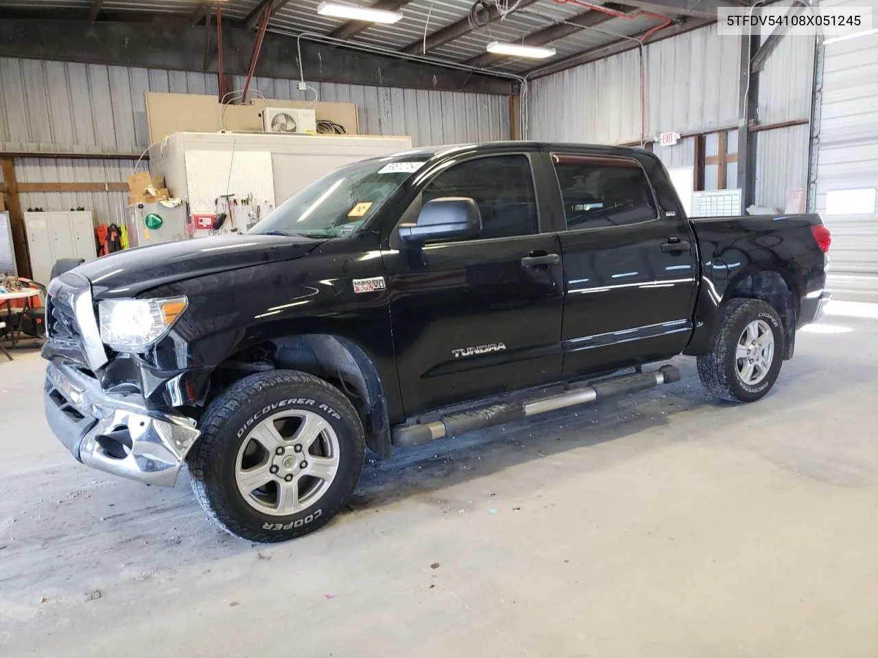 2008 Toyota Tundra Crewmax VIN: 5TFDV54108X051245 Lot: 69612754