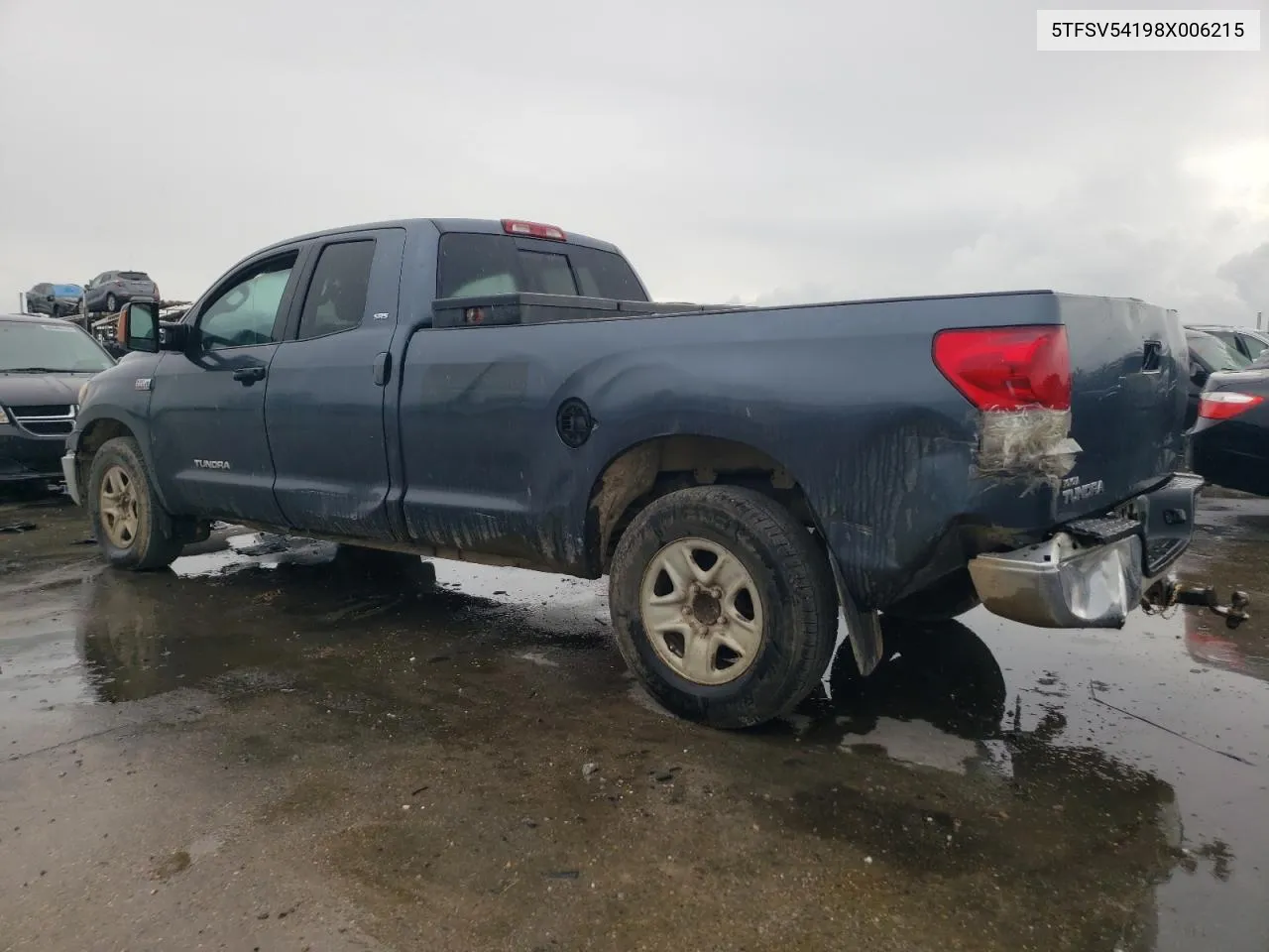 2008 Toyota Tundra Double Cab VIN: 5TFSV54198X006215 Lot: 69615624