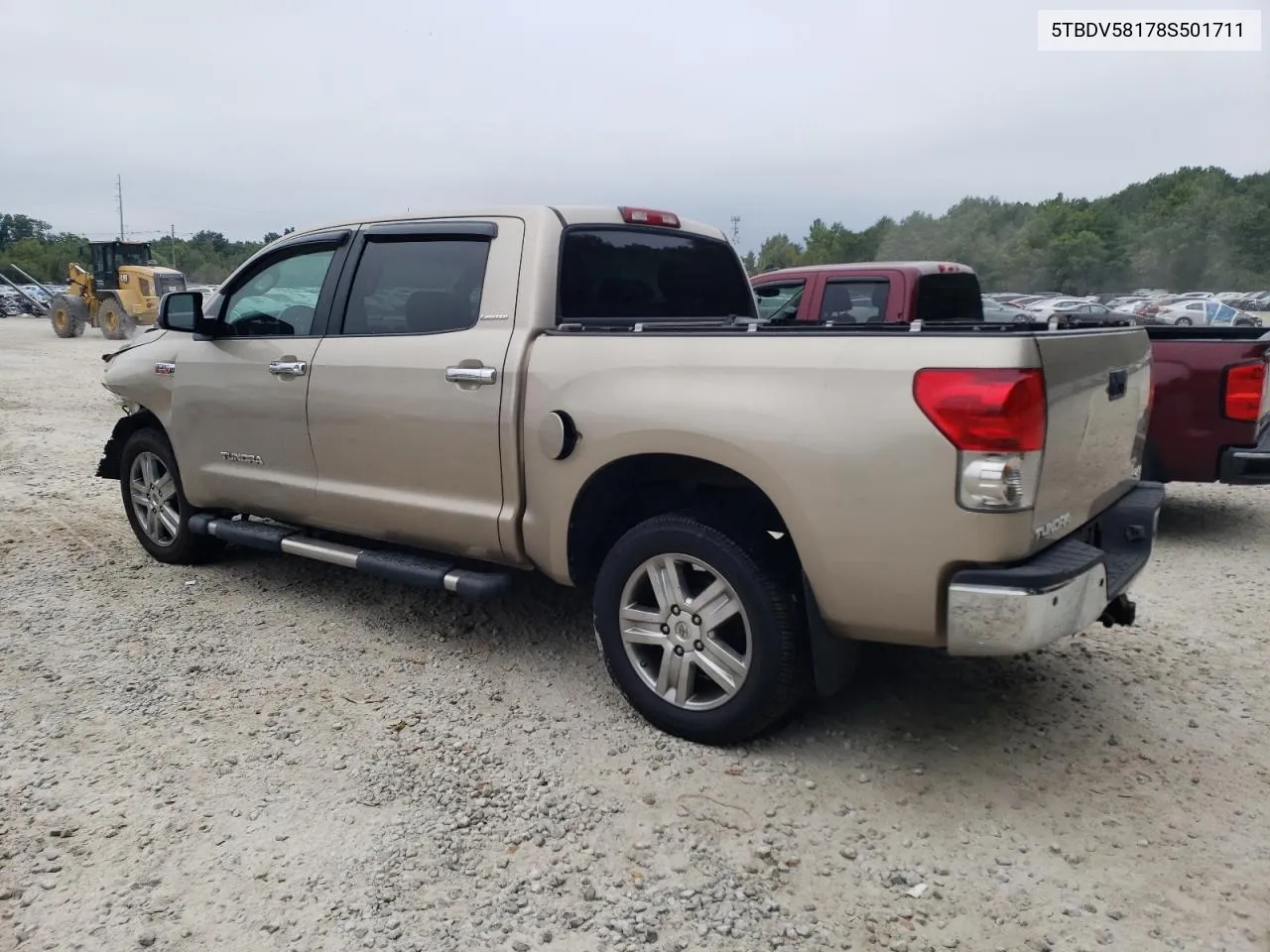 2008 Toyota Tundra Crewmax Limited VIN: 5TBDV58178S501711 Lot: 69663314