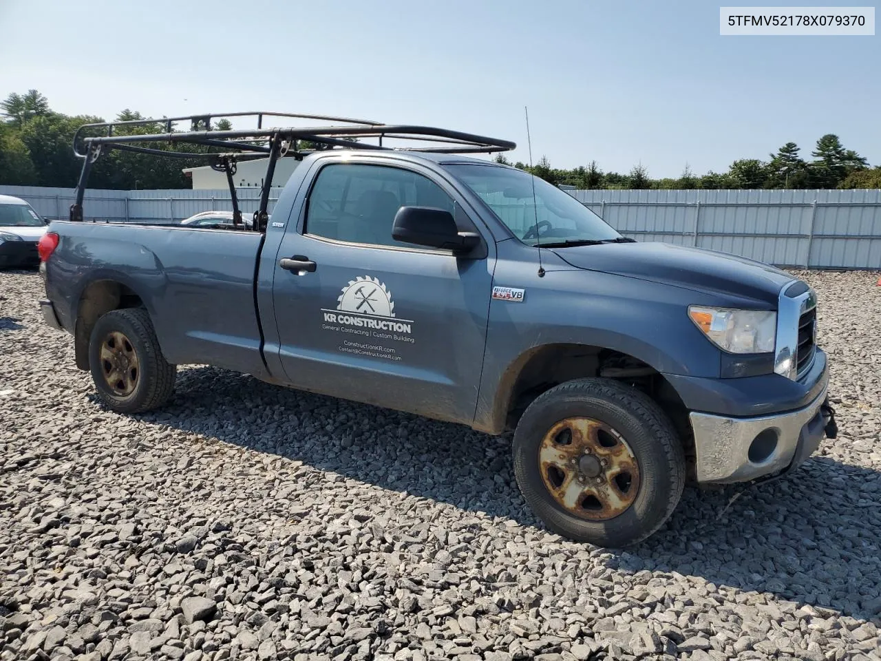 2008 Toyota Tundra VIN: 5TFMV52178X079370 Lot: 69823944