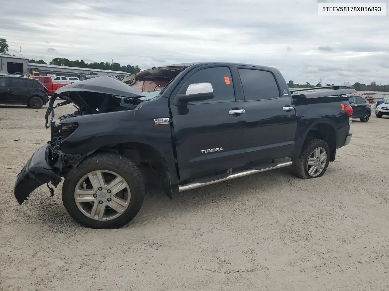 2008 Toyota Tundra Crewmax Limited VIN: 5TFEV58178X056893 Lot: 70182644